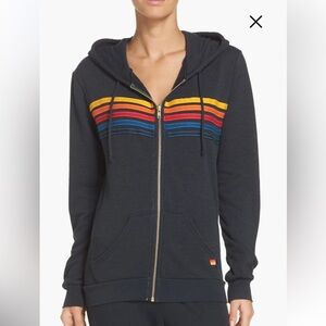 Aviator Nation 5 Stripe Hoodie